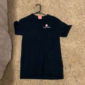 Dark blue simply southern shirt tie dye size m